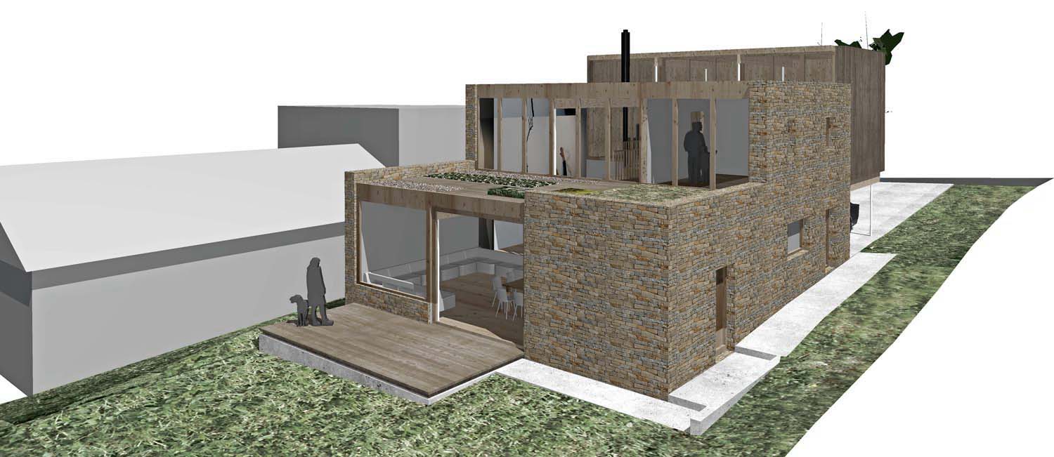 Rodinný dům s ateliérem, Míkovice