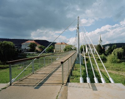 Lávka přes Berounku v Radotíně