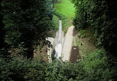 Cesta Jelením příkopem na Pražském hradě