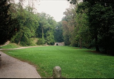 Cesta Jelením příkopem na Pražském hradě