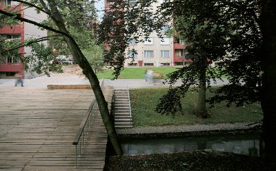 Úprava nábřeží řeky Loučné v Litomyšli