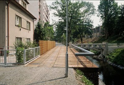 Úprava nábřeží řeky Loučné v Litomyšli