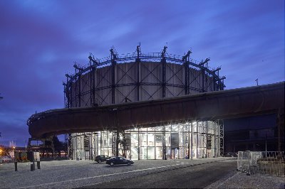 Konverze plynojemu v Národní kulturní památce v Dolní oblasti Vítkovice na multifunkční aulu GONG