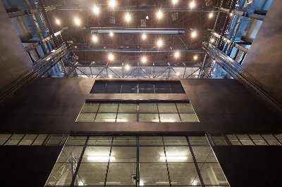 Konverze plynojemu v Národní kulturní památce v Dolní oblasti Vítkovice na multifunkční aulu GONG