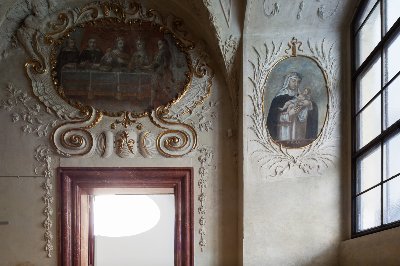 Foyer barokního refektáře - dominikánský klášter v Praze 1