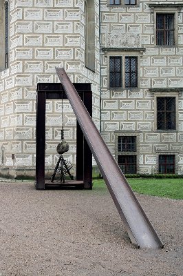 Aleš Veselý v prostorách Josefa Pleskota, Litomyšl