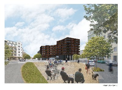 Rezidence parková čtvrť - objekt IA, Basilejské náměstí, Praha 3 - Žižkov