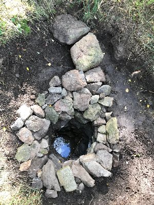 Obnovená studánka v Jižních Čechách